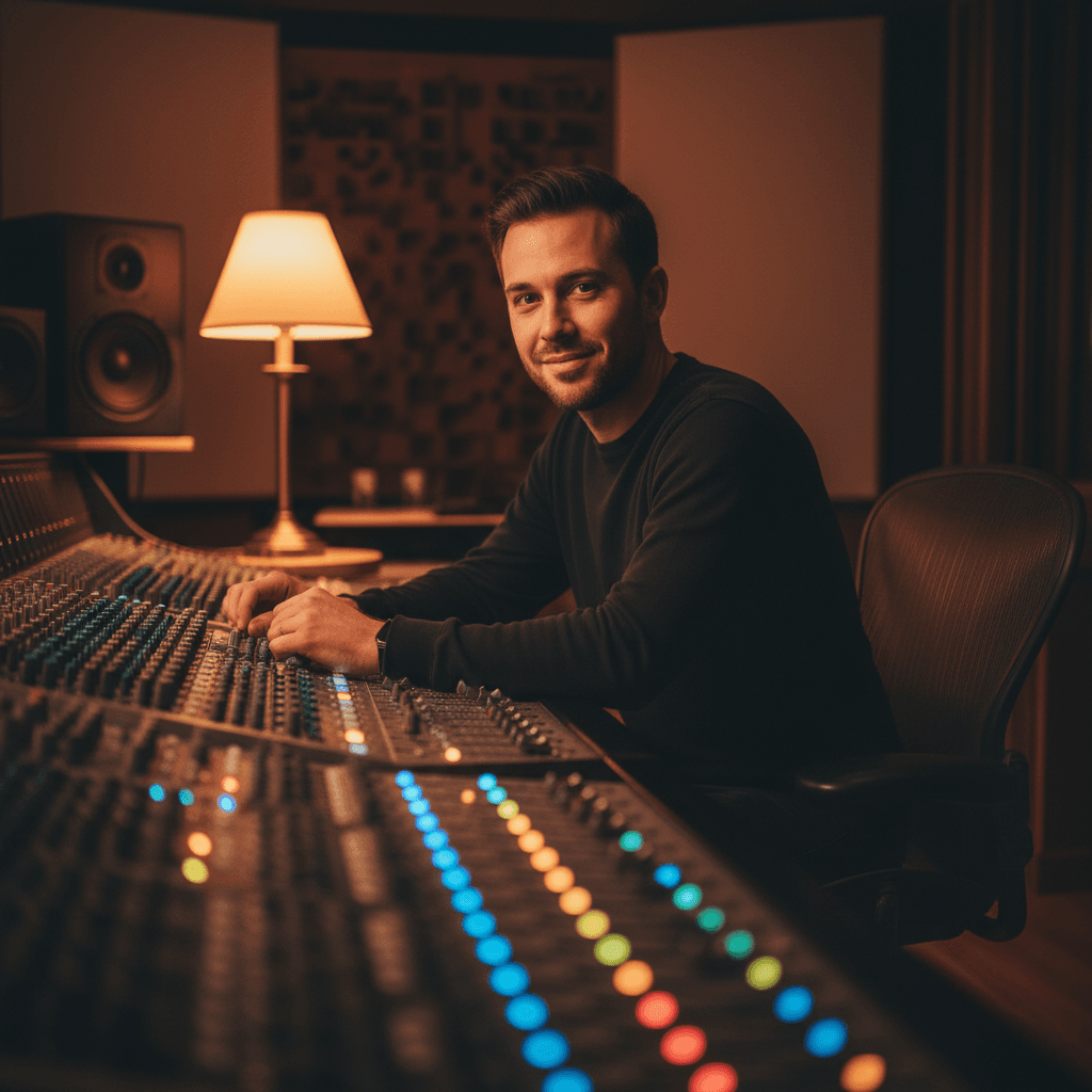 Music producer providing direct artist support